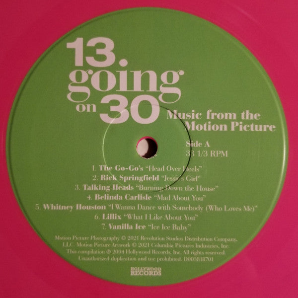 Various : 13 Going On 30 (Music From The Motion Picture) (LP, Comp, RE, Pin)