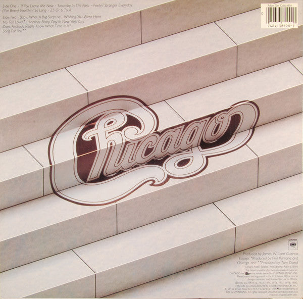 Chicago (2) : If You Leave Me Now (LP, Comp, Car)