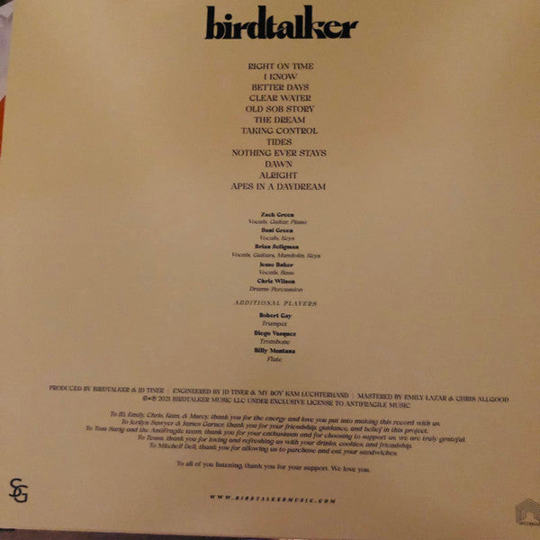 Birdtalker : Birdtalker (LP, Album, Club, Ora)