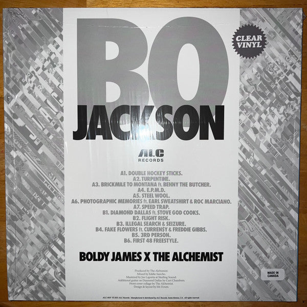 Boldy James, Alchemist : Bo Jackson (LP, Album, Ltd, Cle)