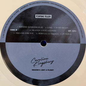 Caroline Kingsbury : Heaven's Just A Flight (LP, Album, Whi)