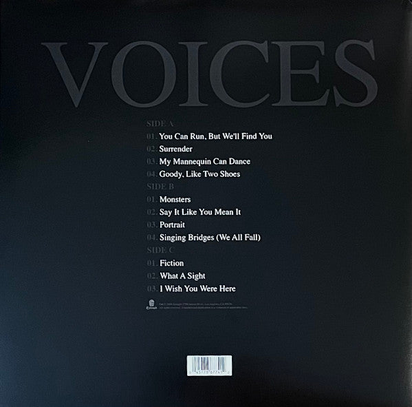 Matchbook Romance : Voices (LP + LP, S/Sided, Etch + Album, Ltd, RE, Cle)
