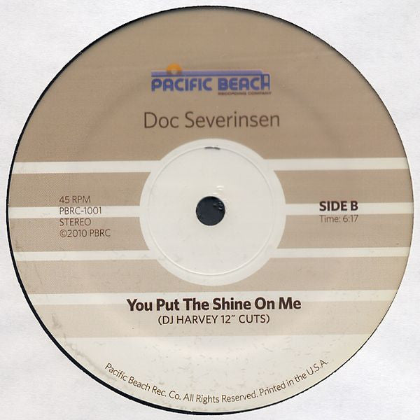 Doc Severinsen, DJ Harvey : Be With You / You Put The Shine On Me (DJ Harvey 12" Cuts) (12")