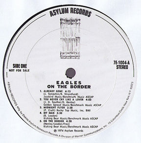 Eagles : On The Border (LP, Album, Promo)