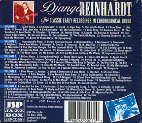 Django Reinhardt : The Classic Early Recordings In Chronological Order (5xCD, Comp, Mono, RM + Box)