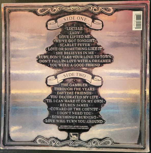 Kenny Rogers : Twenty Greatest Hits (LP, Album, Comp, SP )