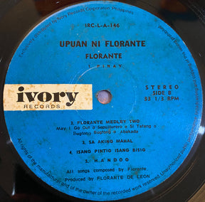 Florante : Upuan Ni Florante (LP, Album)