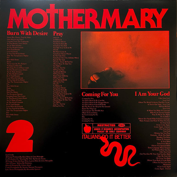 MOTHERMARY : I Am Your God (LP, Album, Ltd, Blo)