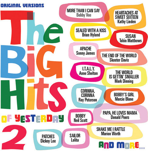 Various Artists - Big Hits of Yesterday 2 CD (Jewel Case Packaging)