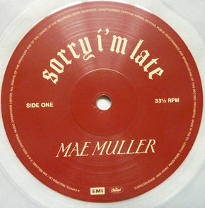 Mae Muller : Sorry I'm Late (LP, Album, Ltd, Cle)