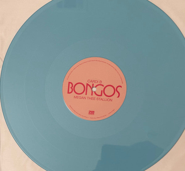 Cardi B Feat. Megan Thee Stallion : Bongos (12", Single, Blu)