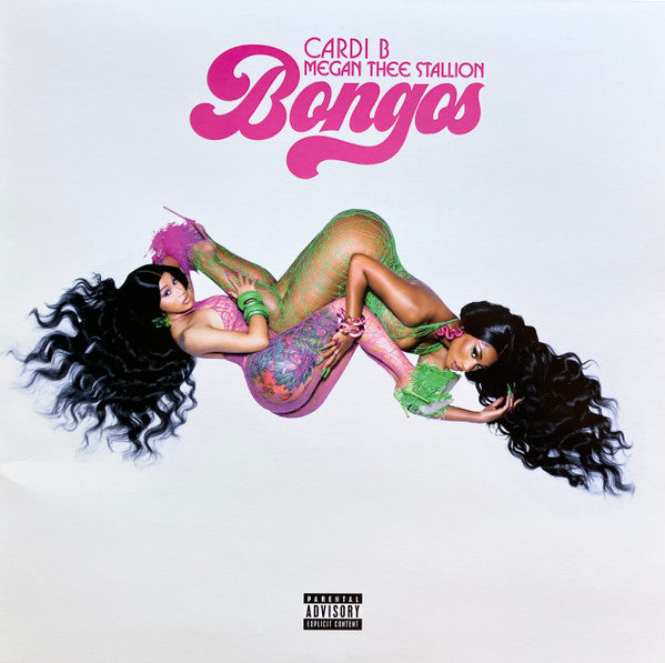 Cardi B Feat. Megan Thee Stallion : Bongos (12", Single, Gre)