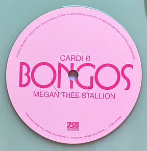 Cardi B Feat. Megan Thee Stallion : Bongos (12", Single, Gre)