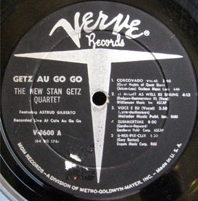 The New Stan Getz Quartet Featuring Astrud Gilberto : Getz Au Go Go (LP, Album, Mono)