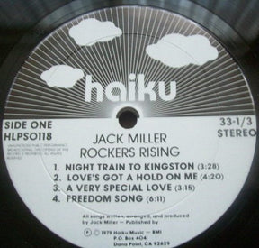 Jack Miller (2) : Rockers Rising (LP, Album)