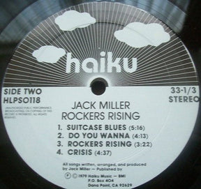 Jack Miller (2) : Rockers Rising (LP, Album)