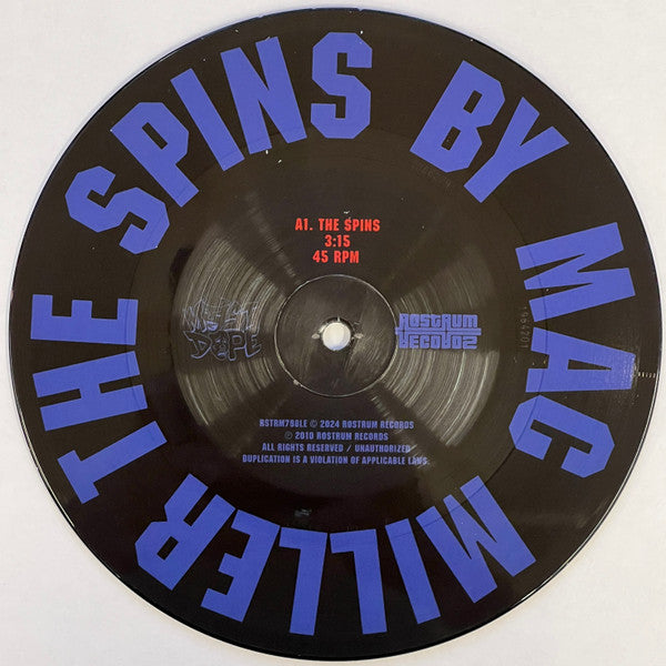 Mac Miller : The Spins (7", Single, Ltd, Pic)