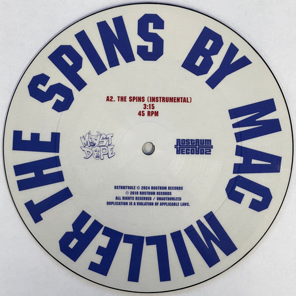 Mac Miller : The Spins (7", Single, Ltd, Pic)