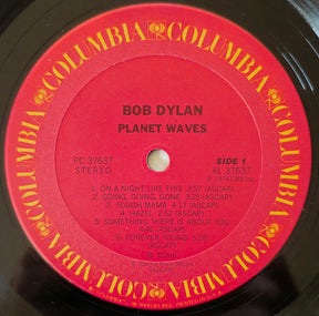 Bob Dylan : Planet Waves (LP, Album, RE, Pit)