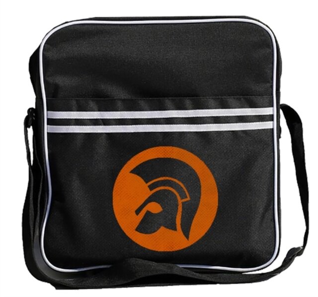 Trojan Helmet Zip Messenger Record Bag