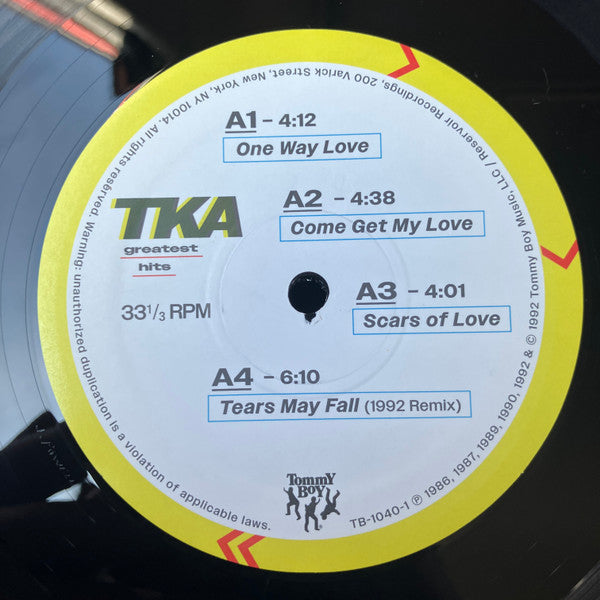 TKA : Greatest Hits (2xLP, Comp)