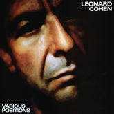 Leonard Cohen - Various Positions LP (150 Gram Vinyl)