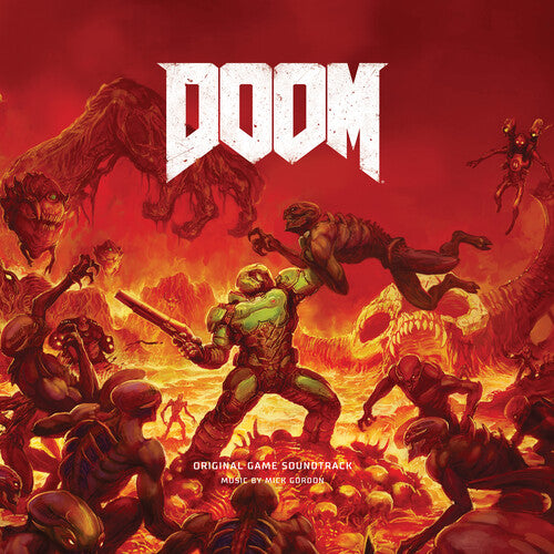 Mick Gordon - Doom - Original Game Soundtrack 2LP (Colored Vinyl, Red, 180 Gram Vinyl)