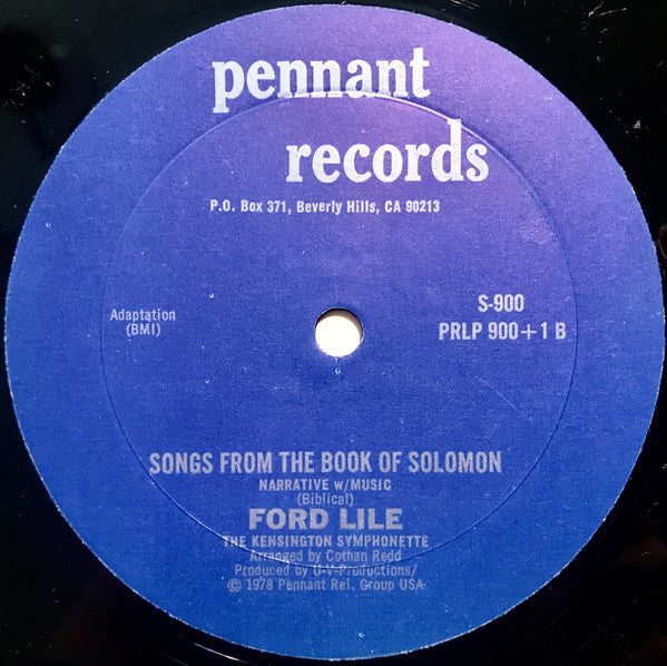 Ford Lile : Track Of The Scarab (Love Lyrics Of The Ages: Paeans From The Age Of Tutankhamun And Words From The Songs Of Solomon) (LP, Album)