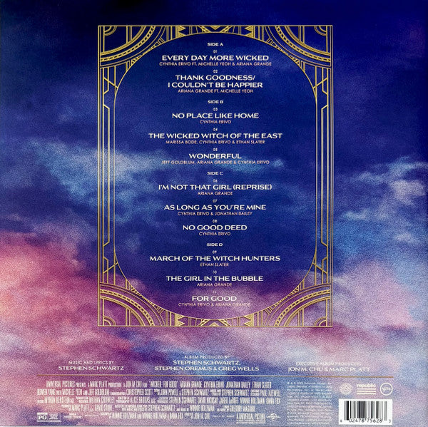 Stephen Schwartz : Wicked: For Good (The Soundtrack) (LP, Dar + LP, Cry + Album, Alt)