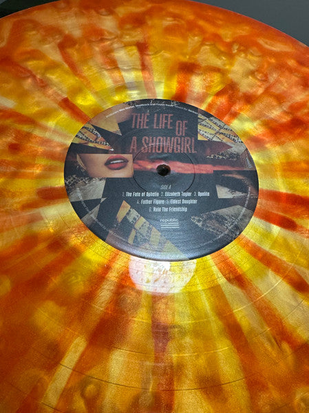 Taylor Swift : The Life Of A Showgirl (LP, Album, Ltd, RE, Tra)