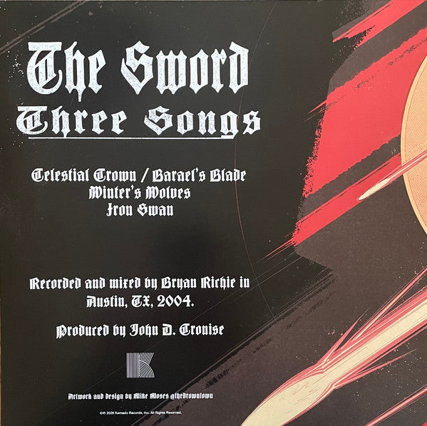 The Sword : Three Songs (12", S/Sided, EP, RSD, Etch, Bla)