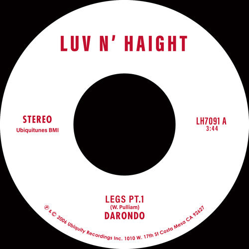 Darondo - Legs Pt. 1 b/w Let My People Go 7"