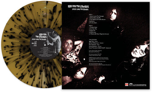 Iggy & Stooges - Jesus Loves The Stooges (Black & Gold Splatter) LP (Colored Vinyl, Black, Gold)