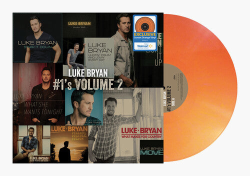 Luke Bryan - #1's Volume 2 LP (Colored Vinyl, Tangerine Orange)