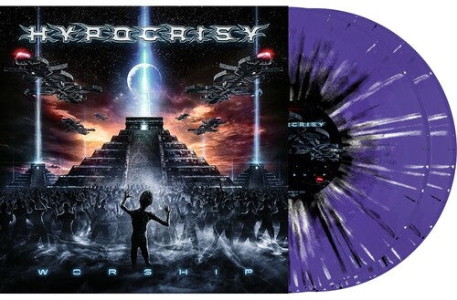 Hypocrisy - Worship 2LP (Purple, Black, And White Splatter Vinyl)