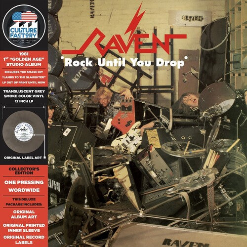 Raven - Rock Until You Drop LP (Colored Vinyl, Gray)