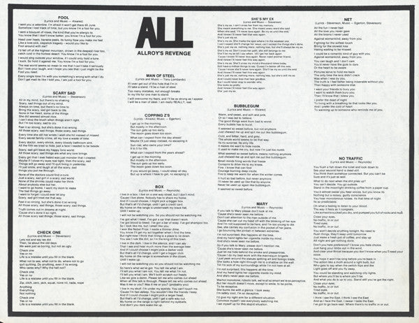 ALL (2) : Allroy's Revenge (LP, Album)