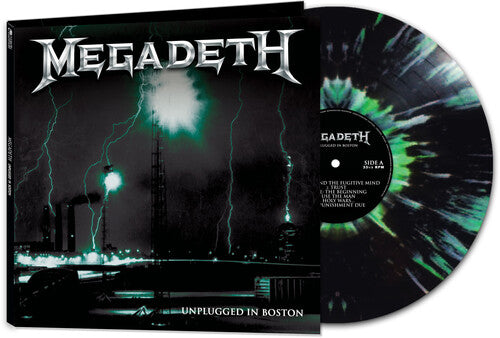 Megadeth - Unplugged In Boston LP (Green & Black Splatter Colored Vinyl)
