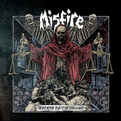 Misfire - Sympathy For The Ignorant - Clear base w/Ruby Splatter LP (Explicit Lyrics, Colored Vinyl, Clear Vinyl, Ruby)