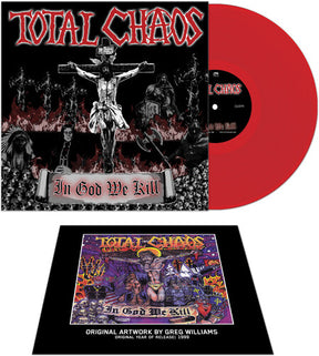 Total Chaos - In God We Kill - RED LP (Colored Vinyl, Red)