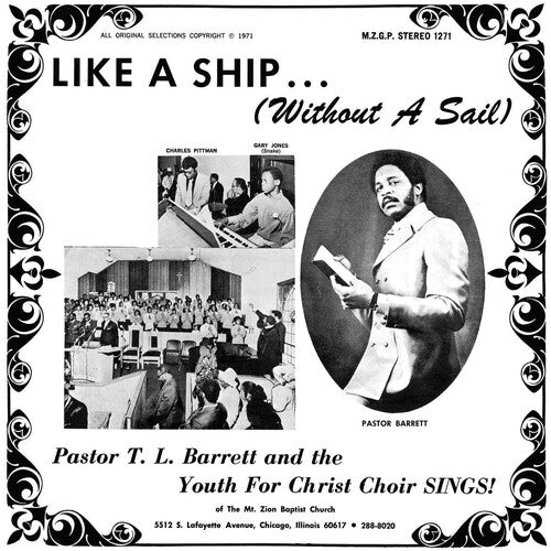 Pastor T.L. Barrett & The Youth For Christ Choir - Like A Ship (without A Sail) LP