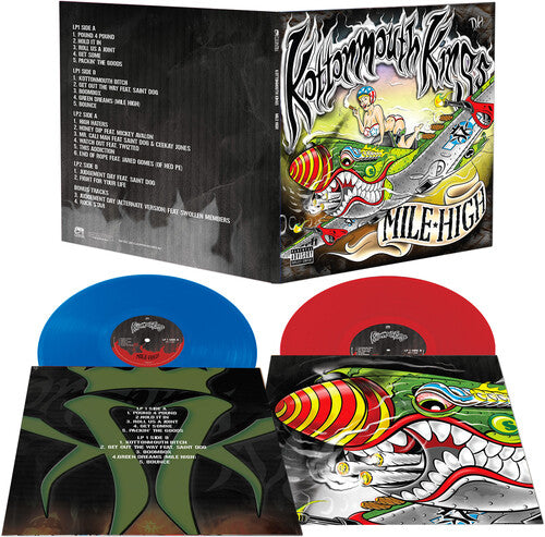Kottonmouth Kings - Mile High - Red/blue LP (Explicit Lyrics, Colored Vinyl, Red, Blue, Gatefold Lp Jacket)