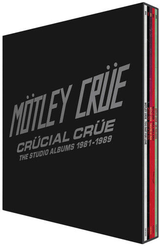 Motley Crue -  Crucial Crue: The Studio Albums 1981-1989 5LP (Limited Edition, Boxed Set, 180g, Colored Vinyl)