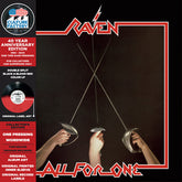 Raven - All For One - 40 Year Anniversary LP (Anniversary Edition, Colored Vinyl, Limited Edition, Reissue)