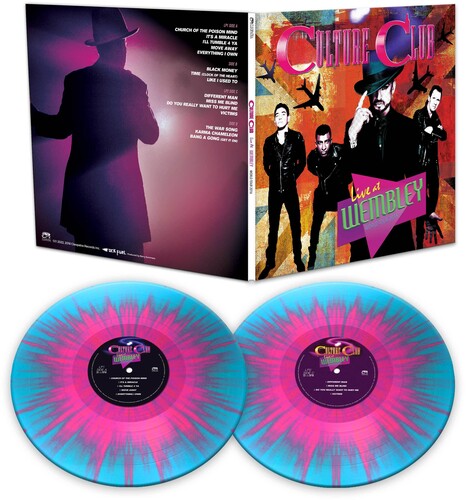 Culture Club - LIVE AT WEMBLEY - WORLD TOUR 2016 - PINK/BLUE SPLATTER LP (Colored Vinyl, Pink, Blue, Splatter, Limited Edition)