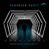 the album cover for Kendrick Scott / Reuben Rogers / Walter Smith III - Corridors [LP]