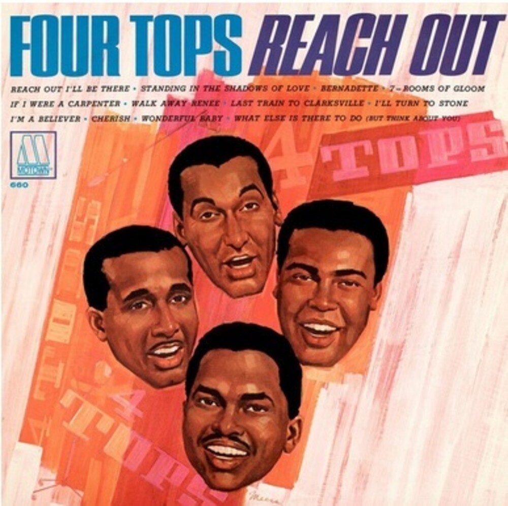 the album cover for Four Tops - Reach Out