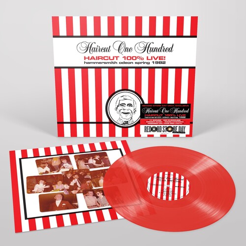 Haircut 100 - Haircut 100% Live (Hammersmith Odeon 1982) - Limited 140-Gram Red Colored Vinyl LP (United Kingdom - Import, Limited Edition, 140 Gram Vinyl, Colored Vinyl, Red)