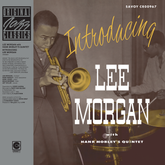 the album cover for Lee Morgan - Introducing Lee Morgan (Original Jazz Classics Series) [180g LP with tip-on jacket and OBI]