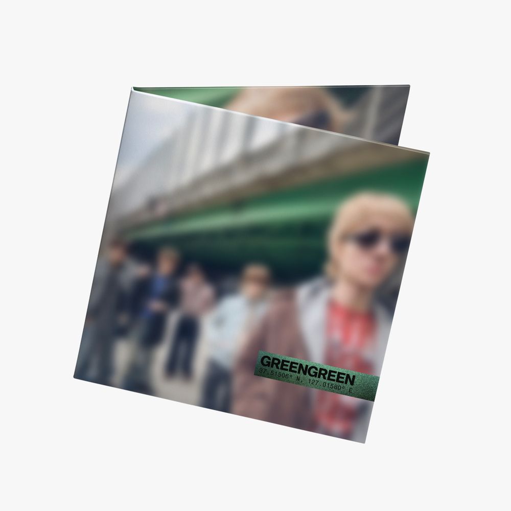 the album cover for Cortis - GREENGREEN [Indie Exclusive + Photocard]